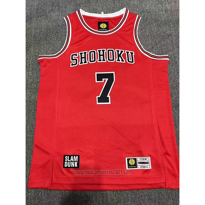 Camiseta Shohoku Miyagi #7 Rojo